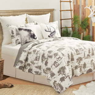 C&F HOME Hillside Royal Modern & Contemporary Cotton Quilted Quilt Set