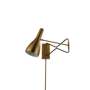 JAMIE YOUNG COMPANY Lenz Plug-in Swing Arm Sconce