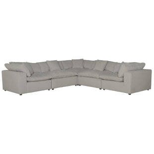GREYLEIGH™ Honaker 5 - Piece Upholstered Sectional Featuring Stain Resistant LiveSmart Fabric