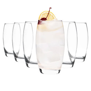 Argon Tableware - Tondo Highball Glasses - 510ml - Clear (Set of 6)