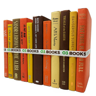 O3 BOOKS Fall Foliage Decorative Books