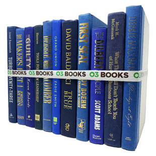 O3 BOOKS Denim Jeans Decorative Books
