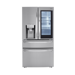 LG 36" Counter Depth French Door Refrigerator 23 cu. ft. Smart Refrigerator