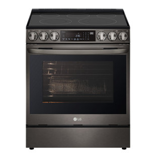 LG 6.3 cu ft. Smart wi-fi Enabled ProBake Convection InstaView Electric Slide-In Range with Air Fry 30"