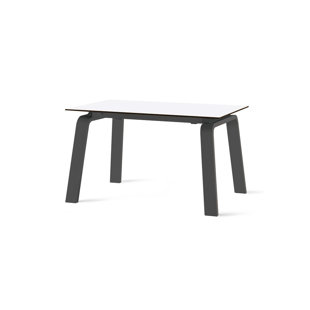 HOME LOFT CONCEPT Deimos Glass Top Metal Base Dining Table