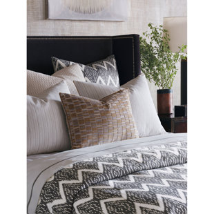 THOM FILICIA HOME COLLECTION BY EASTERN ACCENTS Breckenridge Black/White Modern & Contemporary Single Duvet Cover
