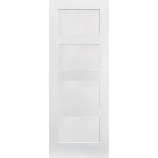 LPD DOORS Shaker 4P Primed White Internal Door