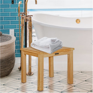 SEVEN SEAS TEAK Solid Wood Accent Stool
