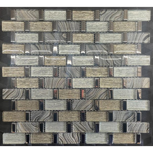 MANGO TILE Glass Brick Joint Mosaic Wall Tile