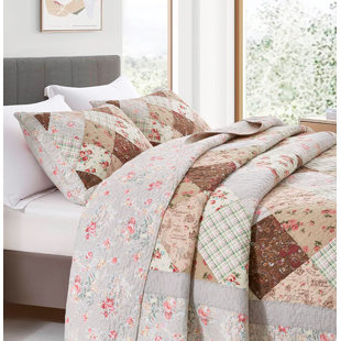 CHEZMOI COLLECTION Cotton Quilt Set