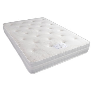 WHITE NOISE Brandy Small Double 4Ft Olivia Hybrid Memory Foam And Open Coil Mattress