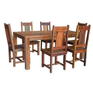 MOTI FURNITURE Trinidad 7 - Piece Dining Set