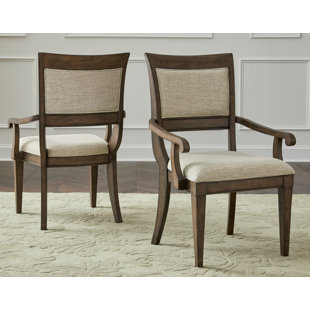 LEGACY CLASSIC FURNITURE Bellfleur Solid Back Arm Chair (Set of 2)