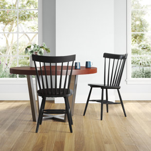 UPPER SQUARE™ Orwin Slat Back Side Chair in Black
