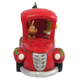 THE GRINCH BY JIM SHORE Grinch in Red Truck Figurine