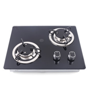 FRONG 2 Burner LPG Gas Stove With Tempered Glass For RV