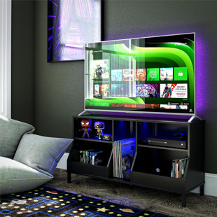 NTENSE Falcon Youth Gaming TV Stand w/ ARGB LED Lights