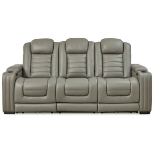 SIGNATURE DESIGN BY ASHLEY Backtrack Power Reclining Sofa With Adjustable Headrest