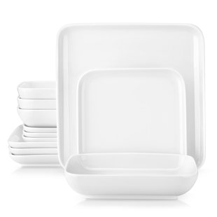 WROUGHT STUDIO™ Christenia 12 Piece Porcelain Dinnerware Set Service For 4