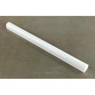 ES STONE 12'' L x 0.75'' W Marble Round Tile Trim
