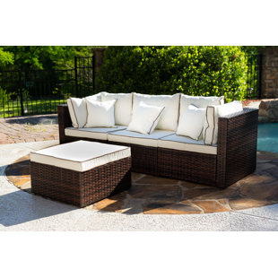 WADE LOGAN® Ayeh 84.5'' Outdoor Patio Sectional