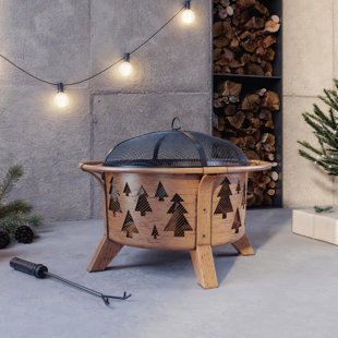SUNJOY Fire Pit Winter Wonderland - 76cm