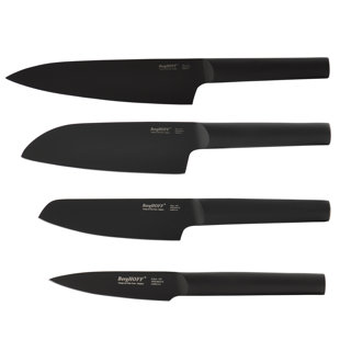 BERGHOFF Ron 4Pc Knife Set Black, 4 Knives