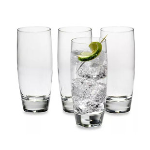 Luigi Bormioli Michelangelo Masterpiece Hi-Ball Tumblers, 435ml (Set of 4)