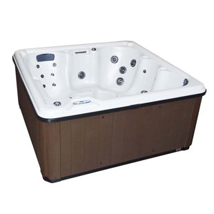 Cyanna Valley Spas Supreme 6 - Person 31 - Jet Plastic Square Hot Tub with Ozonator