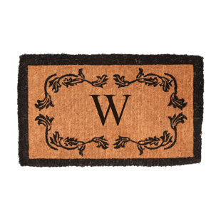 GEO CRAFTS, INC Balmer Floral Outdoor Doormat