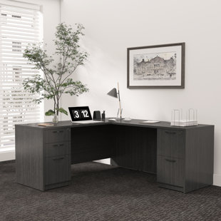 INBOX ZERO Negin L-Shaped Executive Desk