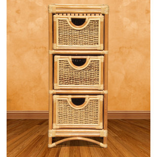 SPICE ISLANDS WICKER 3 Drawer Storage Drawer