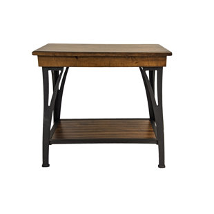 IMAGIO HOME BY INTERCON The District 15" Wide Chairside Table, Copper