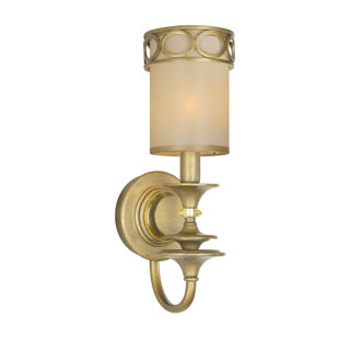CRYSTORAMA Eclipse Wall Sconce in Antique Brass