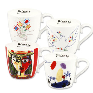 KÖNITZ 4-tlg. Kaffeebecher-Set Picasso
