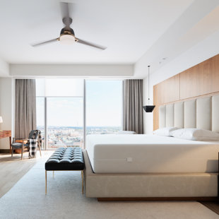 BARGOOSE HOME TEXTILES Hybrid Waterproof Mattress Protector, Bedbug Proof, Dust Mite Proof Zippered Mattress Cover