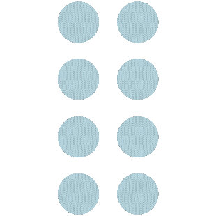 NO SLIP MAT BY VERSATRACTION Cirlces Bath Tub and Shower Treads Circle Non-Slip Shower mat (Set of 8)