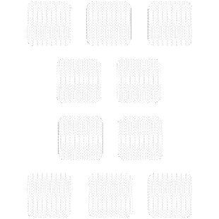 NO SLIP MAT BY VERSATRACTION s Bath Tub and Shower Treads Square Non-Slip Shower mat (Set of 10)
