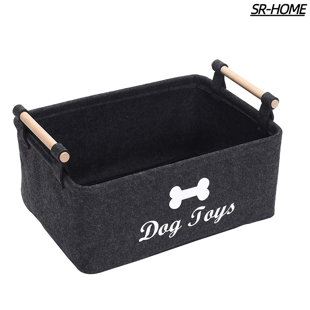 SR-HOME Dog Toys Fabric Bin