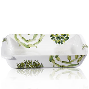 Intrada Italy Vivere Rectangular Erbe Baking Dish