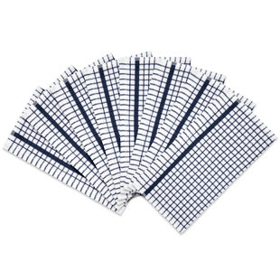 ARKWRIGHTLLC The Sloppy Chef Classic Checkered 8-Piece Dishcloths