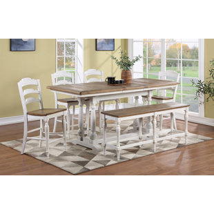 WINNERS ONLY, INC. Extendable Solid Wood Base Dining Table