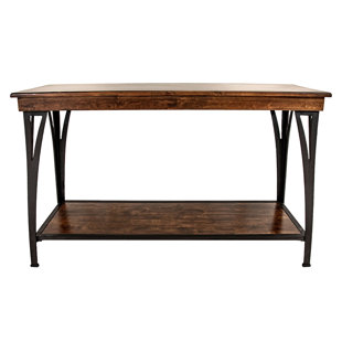 IMAGIO HOME BY INTERCON The District 50" Wide Sofa Back Table, Copper