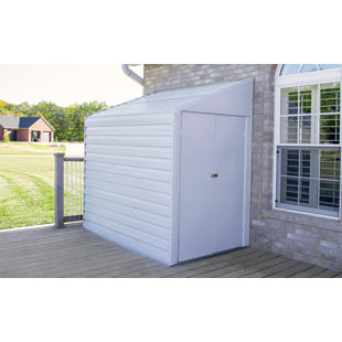 ARROW Yardsaver 4 ft. W x 6.5 ft. D Metal Lean-To Storage Shed