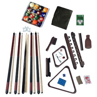 HATHAWAY GAMES Deluxe Billiards Pool Table Accessory Kit