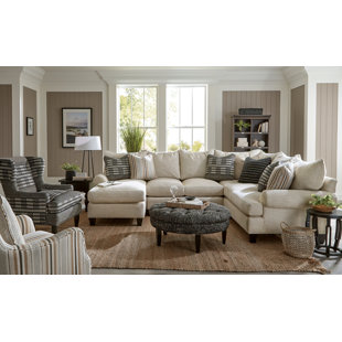 PAULA DEEN HOME Pointe Creek 3 - Piece Upholstered Sectional