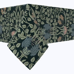 DARBY HOME CO Fabric Textile Products, Inc. Square Tablecloth, 100% Cotton, Floral 64