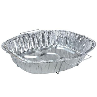 NICOLE FANTINI COLLECTION Aluminum Oval Pan with Handle Rack (Set of 10)