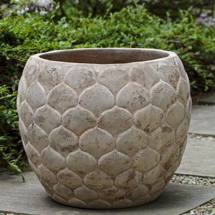 CAMPANIA INTERNATIONAL Pina 3-Piece Terracotta Pot Planter Set