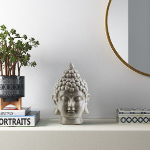 MISTANA™ Elio Modern Ceramic Buddha Bust